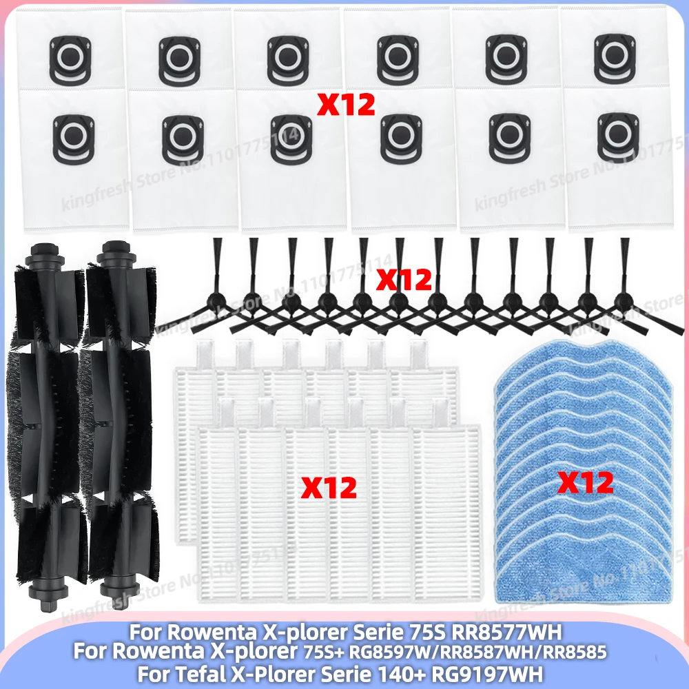 호환 가능: Rowenta X-plorer Serie 65+, 75S RR8577WH, 75S..