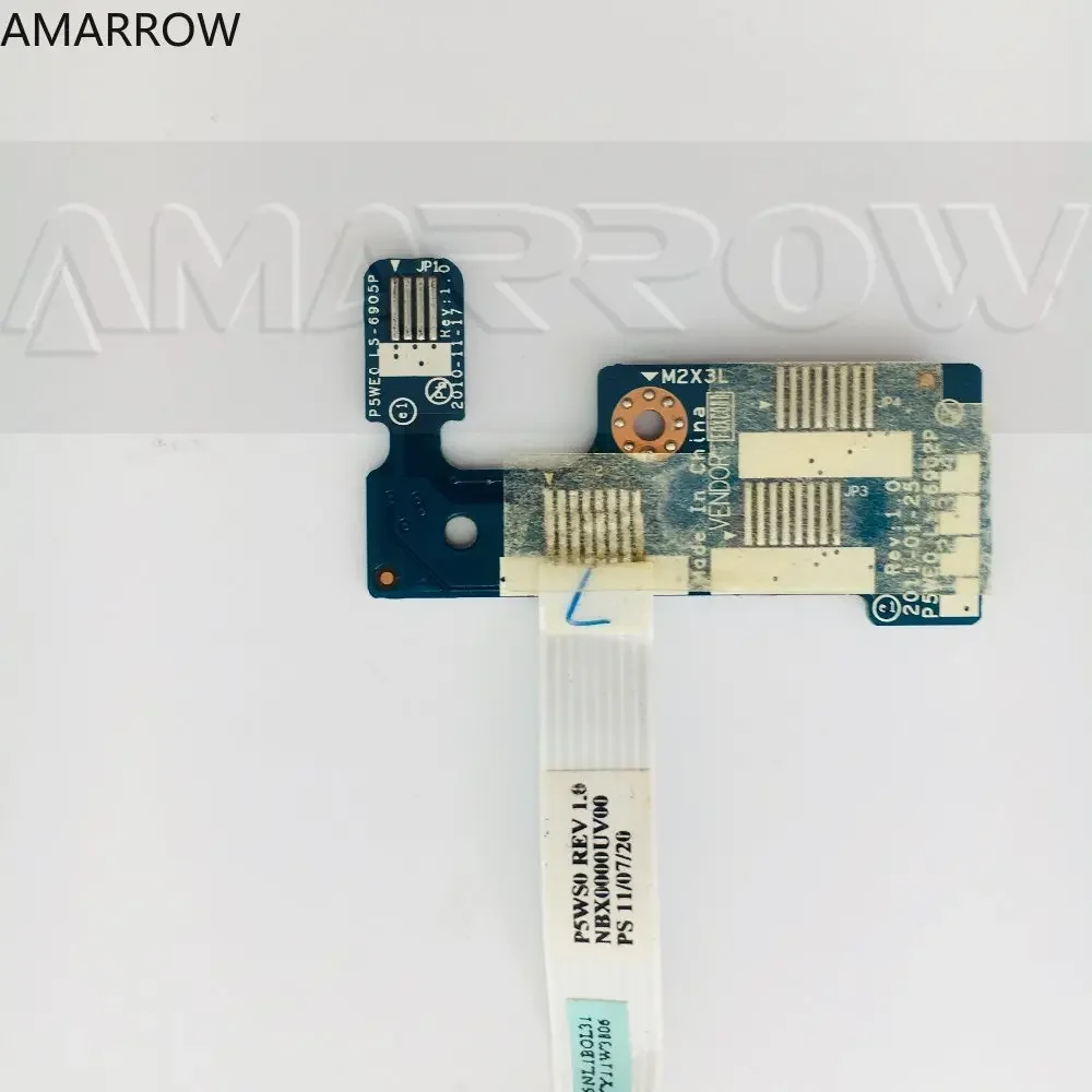 Laptop Power Switch Original for ACER 5750 5750G 5755 5755G Power Button Board Cable 11cm and 19cm