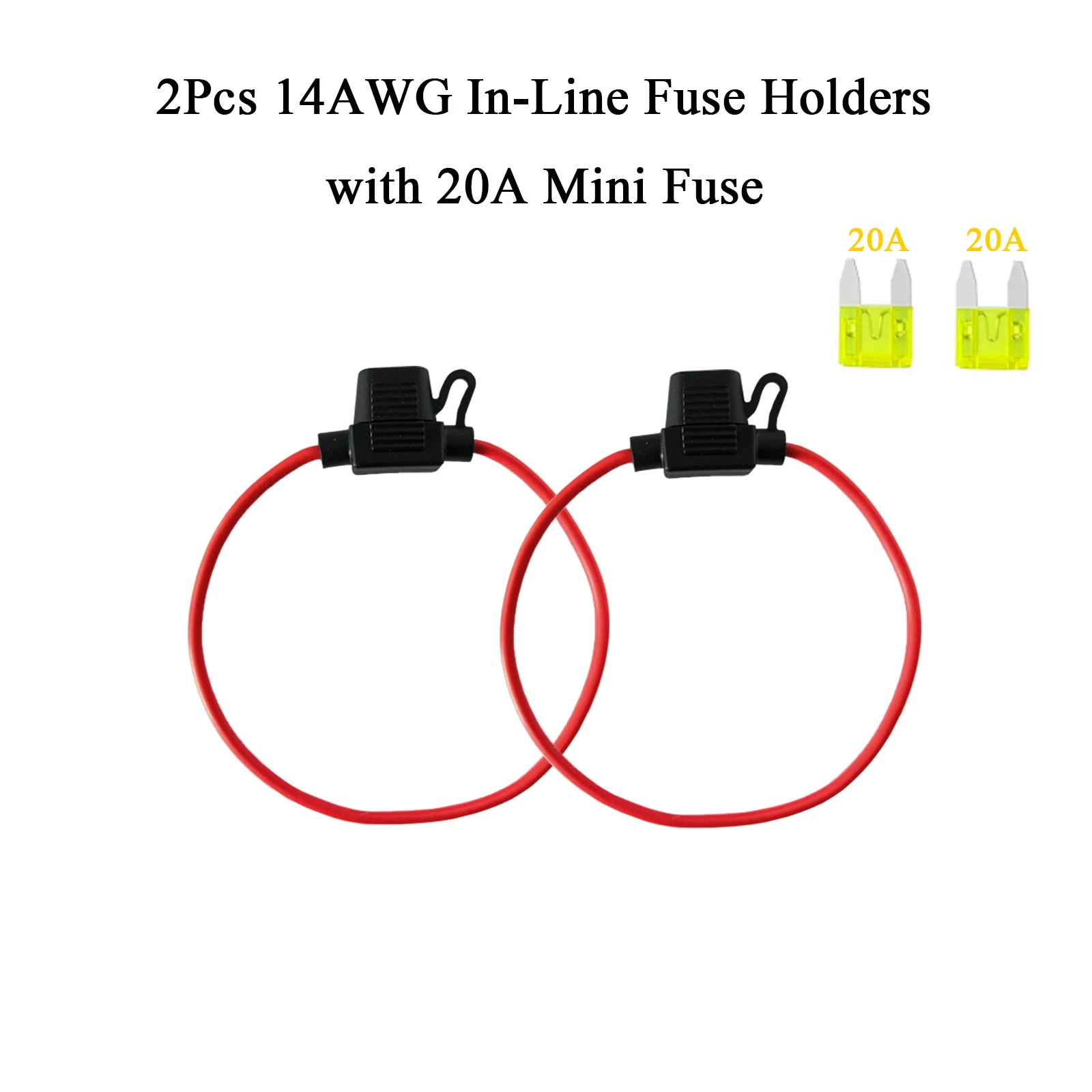 12 AWG In-line ATM (Mini) Fuse Holder With Cover - Inc - View #9