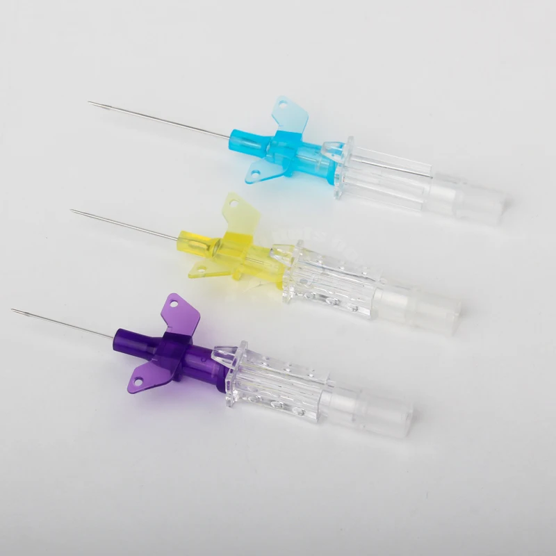 50pcs IV Cannula Wing Intravenous Injection Catheter 22G 24G 26G Pet Dog Cat Animals Veterinary Suppliers