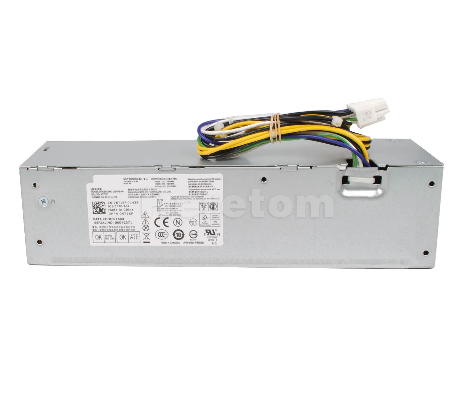 

Блок питания 0NT1XP NT1XP 255 Вт для Dell OptiPlex 3020 7020 9020 Precision T1700 SFF L255AS-00 M9GW7 YH9D7 R7PPW H1FWX