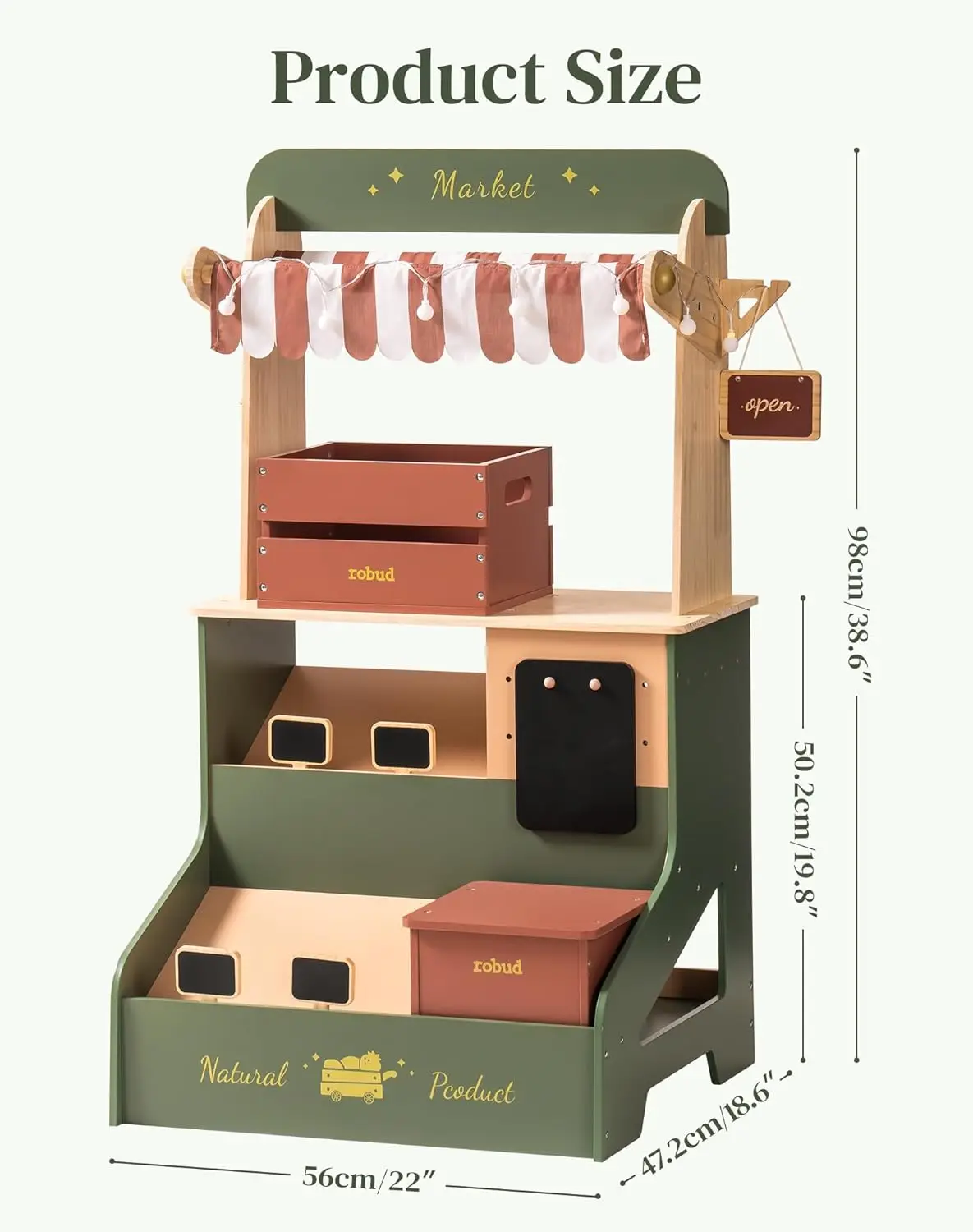 Robud Wooden Pretend Shop 6