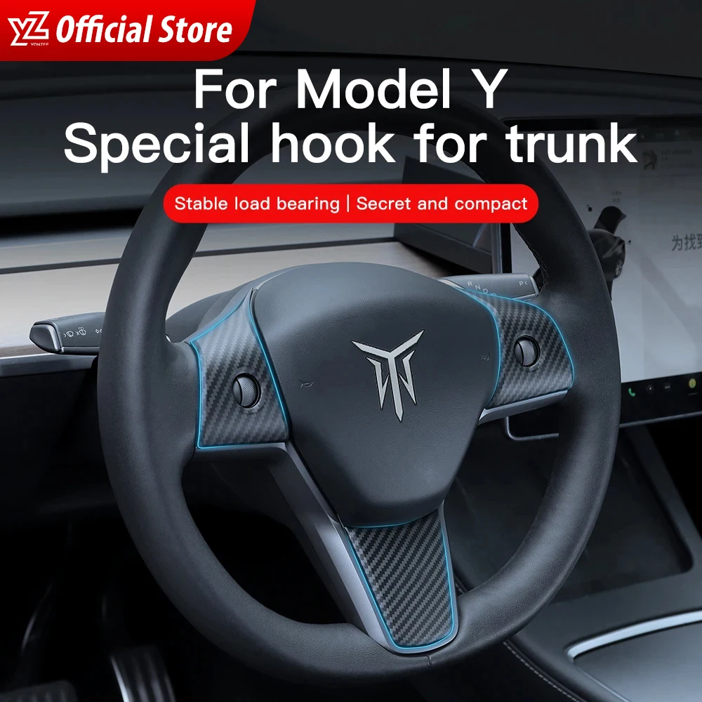 Yz 3 Pezzi Patch Volante In Fibra Di Carbonio Per Tesla Model Y Model 3 Patch Volante Per Tesla Car Model3 Accessori Modely