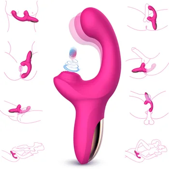IPHISI Sucking Vibrator G-Spot Clitoris Stimulator Blowjob Nipple Vagina Suck Female Masturbation Dildo Finger Wiggling Sex Toys 3