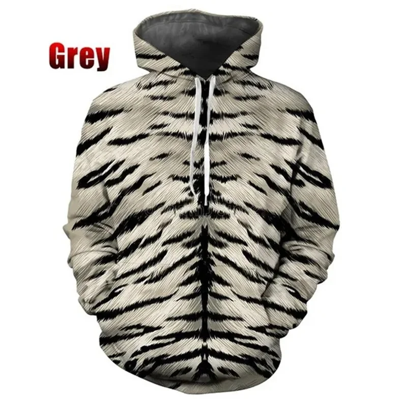thumbnail image 1 of Sudadera con capucha con estampado de tigre y leopardo para hombre, divertida sudadera informal de manga larga con estampado 3D de animales, jersey de gran tamaño con capucha, 1 of 4