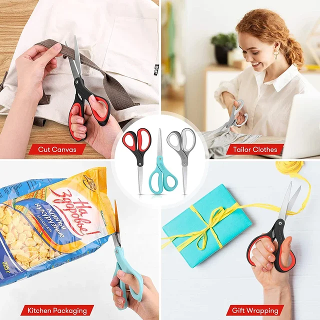 Sewing Scissors Tailor Scissors Multi-Purpose Sharp Stainless Steel Scissors Needlework Embroidery Thread Knitting Sewing Tool 6