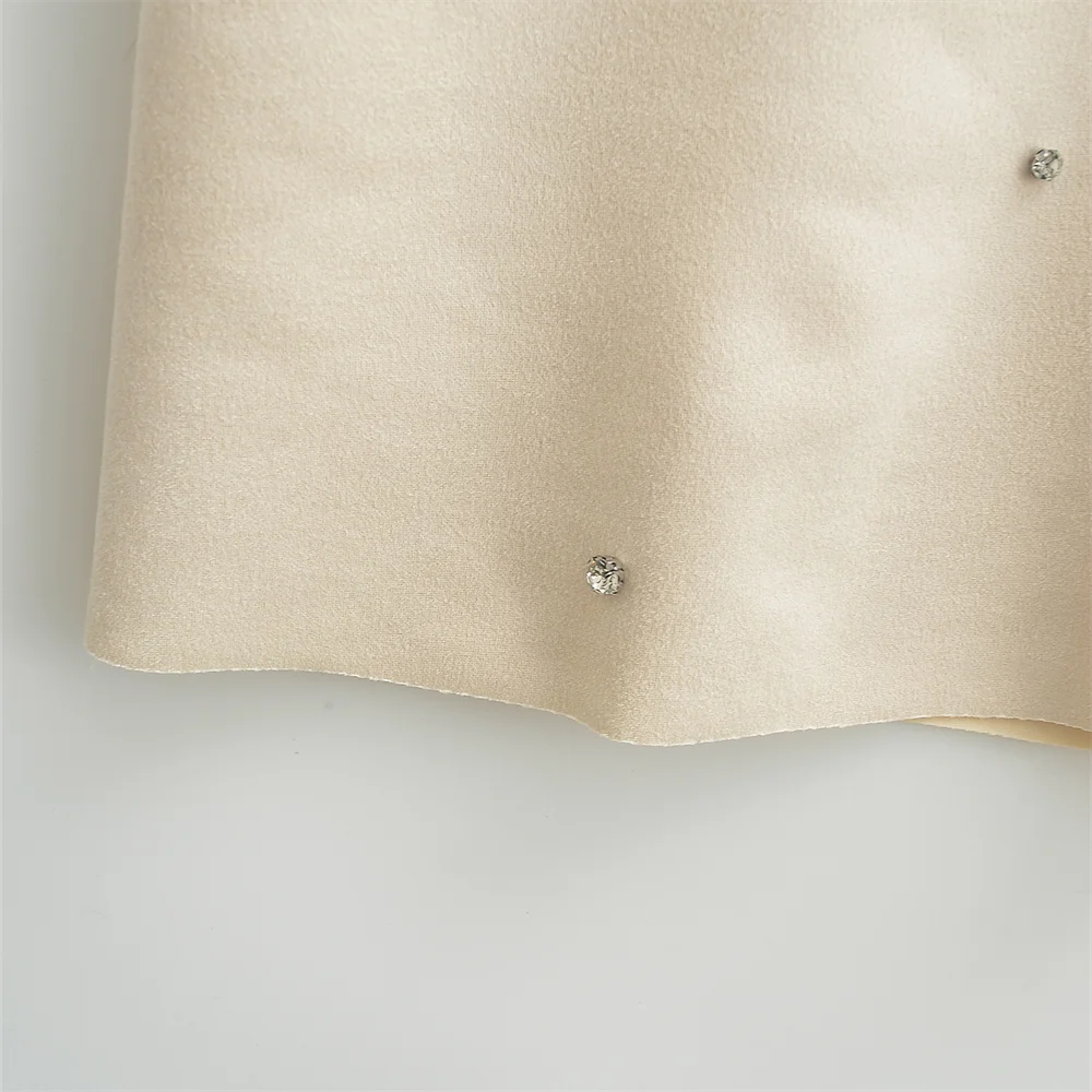 Spring New Women's Fashion, Elegance, Leisure and Versatile Jewelry, Plush Texture Dress