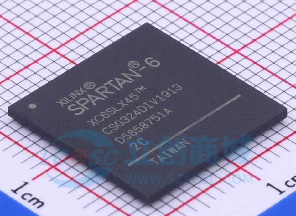 XC6SLX45-2CSG324C Packaged BGA-324 new original genuine programmable logic device (CPLD/FPGA) IC chip new original xc6slx25 3csg324i xc6slx45 2csg324c xc6slx45 2csg324i bga324