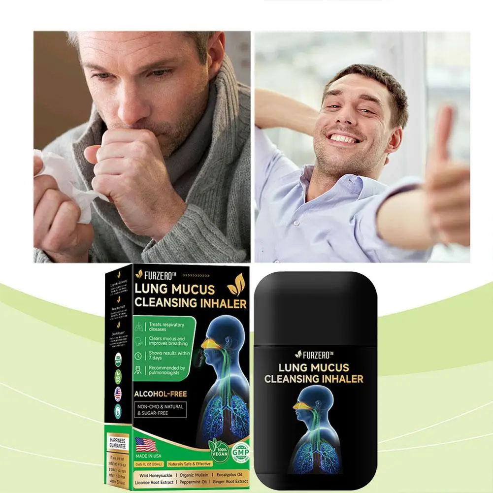 Lung Mucus Cleaning Inhaler Sleep Apnea Inhaler Liver Health Nasal Lung Cleanse Relief Discomfortion Nose HealthCare 1pc nasal inhaler