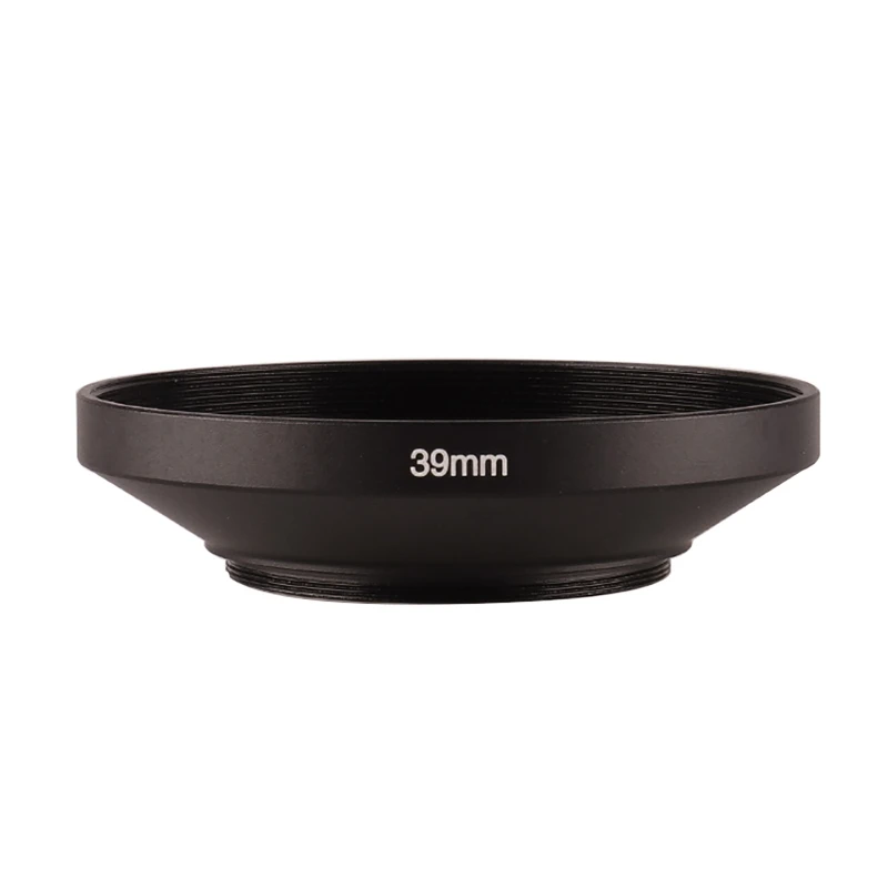 Durable Metal Wide Angle Lens Hood for DSLR Camera Protection