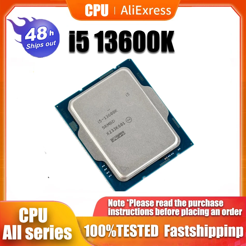 

NEW Core i5 13600K 3.5GHz 14-Core 20-Thread CPU Processor 10NM L3=24M 125W LGA 1700