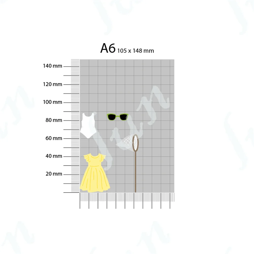 사무용품 프레임으로 태그 금속 절단 다이 스크랩북 종이 카드 DIY 공예 템플릿 장식 해변 배경 다이 공예