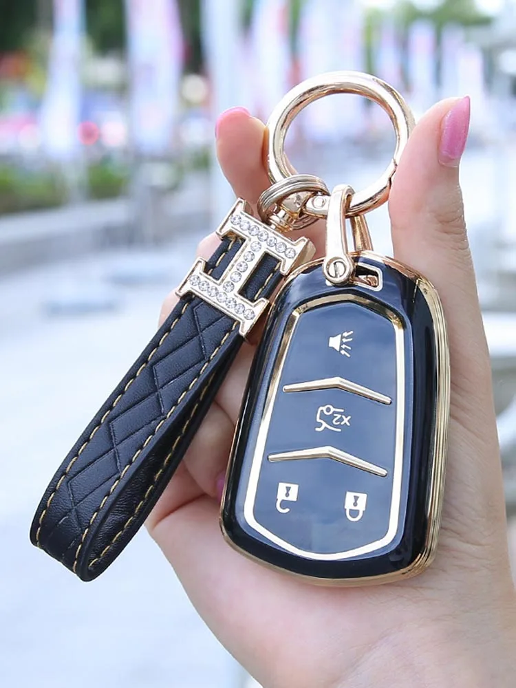 Custodia per chiave Auto per Cadillac XT5 CT5 XT4 XT6 XTS ATSL CT6 CT4 ESV Escalade 28T ELR SRX ATS 2022 portachiavi accessori Auto 8 Custodia per chiave Auto per Cadillac XT5 CT5 XT4 XT6 XTS ATSL CT6 CT4 ESV Escalade 28T ELR SRX ATS 2022 portachiavi accessori Auto - Sdef0a764f774422c94315bb58c485abdv
