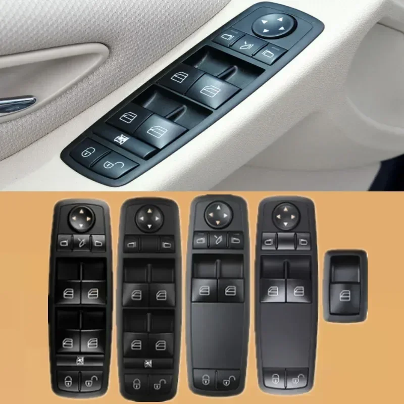 Botón Del Interruptor De Ventana De Mercedes-Benz Clase A | A 169 820 Electric Power Window Switch Button For Mercedes Benz B Klasse W245 A Klasse W169 1698206610 1698206710