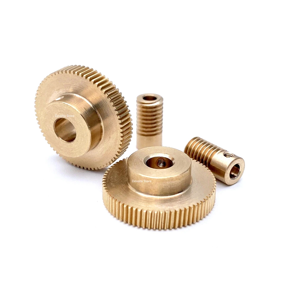 0.3M Mini Precision Worm Gear Reducer Transmitter 1:20 30 40 50 60 25 25 35 45 55 70 80 100 Teeth