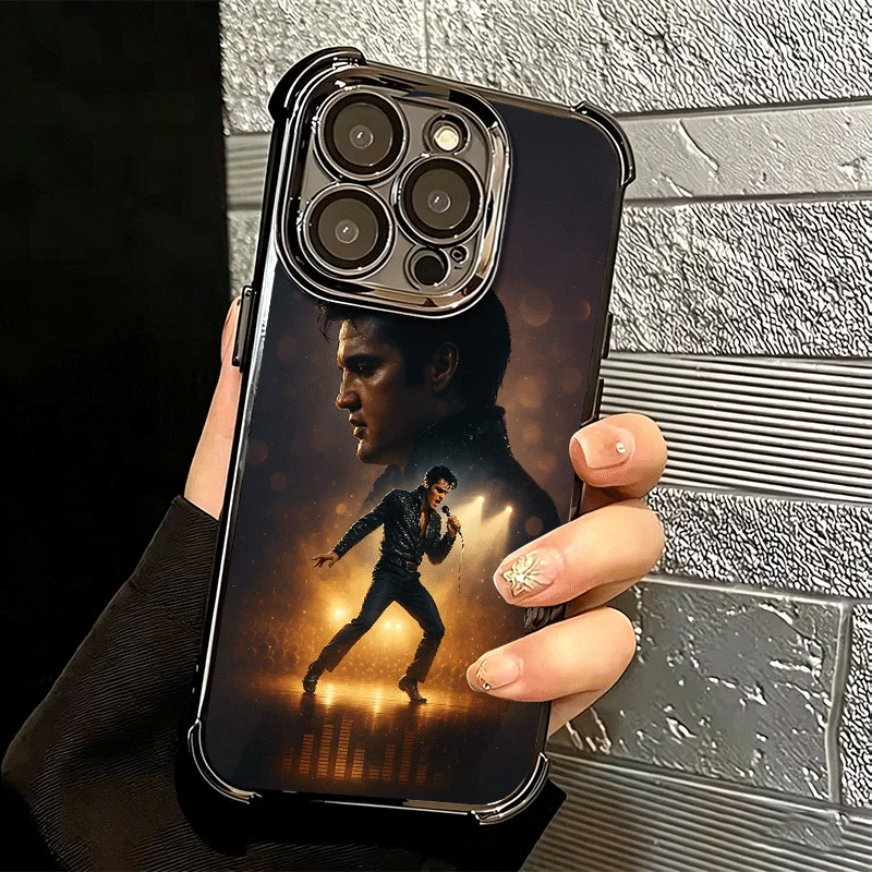 Elvis Presley Soft Plating Anti-Fall Phone Case