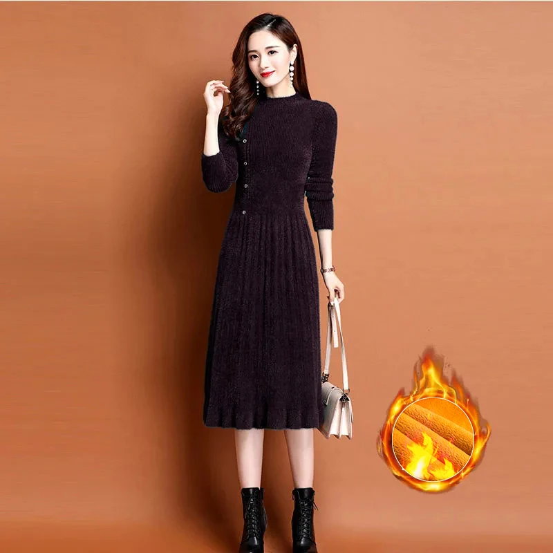 Imitation mink soft waxy soft sweater  5239