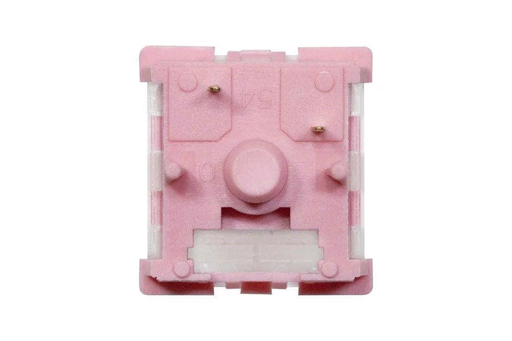 Ktt Rose Linear Switch para Teclado Mecânico Lubed Pink pc pa Pom 63g mx Fábrica - Imagem 5