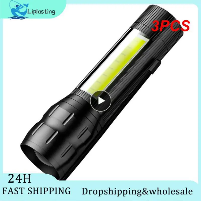 

3PCS Led Lamp Built In Battery Electric Led Flashlight Emergency Flashlight Light Flashlight Portable Emergency Lamp