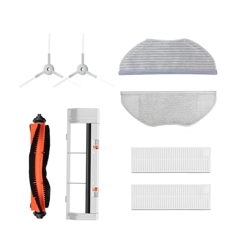 

Аксессуары для робота-уборщика Xiaomi Mijia G1, основная и боковая щетки MJSTG1, НЕРА-фильтр, насадка на швабру, детали для пылесоса