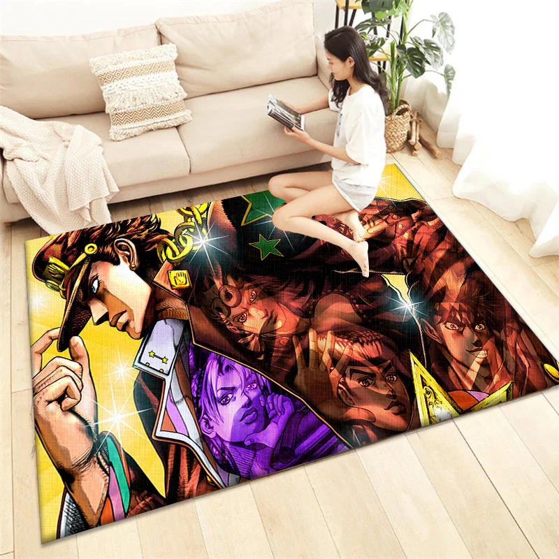 JoJo HD Printed Carpet Living Room Home Decor Sofa Table Rug Anti