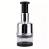 Manual Onion Chopper Stainless Steel Garlic Presser Food Crusher Cutter Meat Mincer Hand Press for Vegetable Kitchen Tool 6