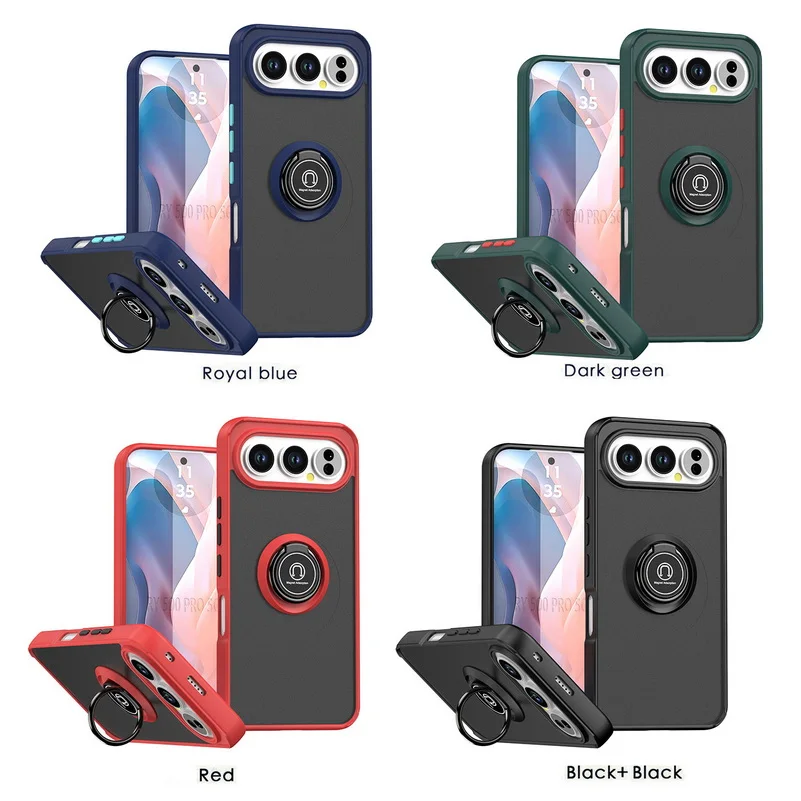 Rotatable Bracket Case with Finger Ring Car Holder Cover