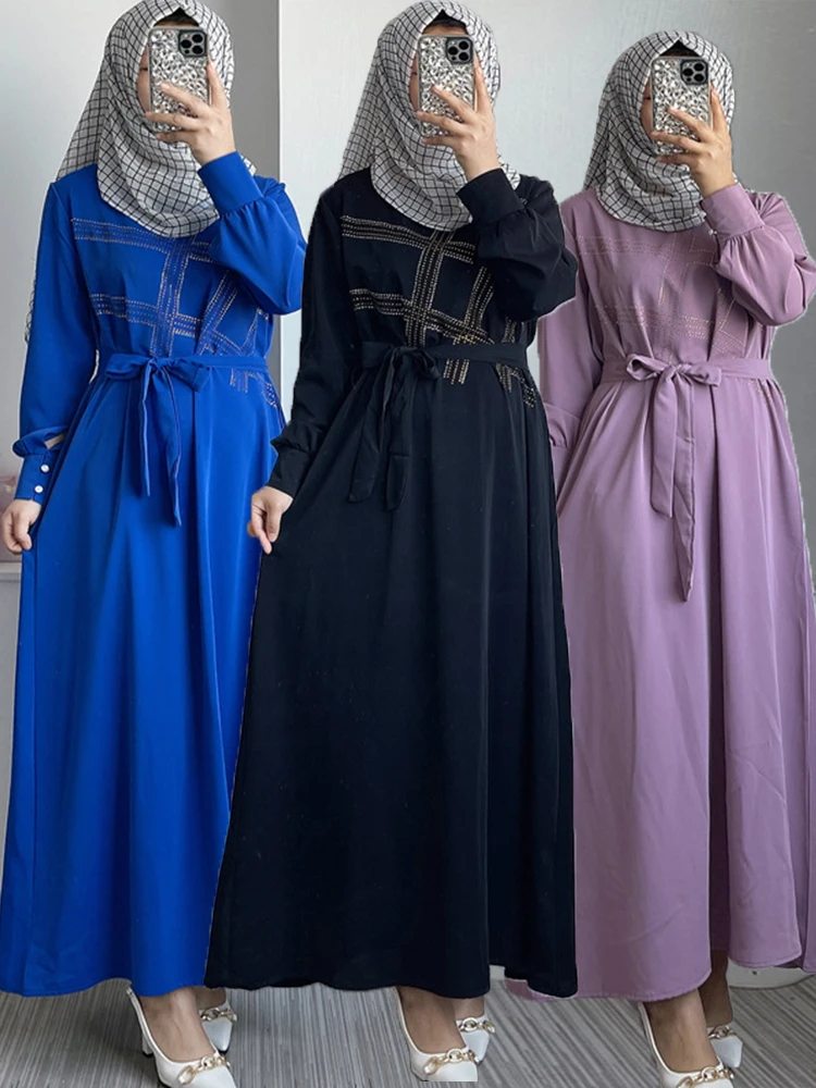 

2023 Eid мусульманская женская абайя Молитвенное платье Abaya Рамадан макси длинные платья мусульманский кафтан марокканский кафтан индейка