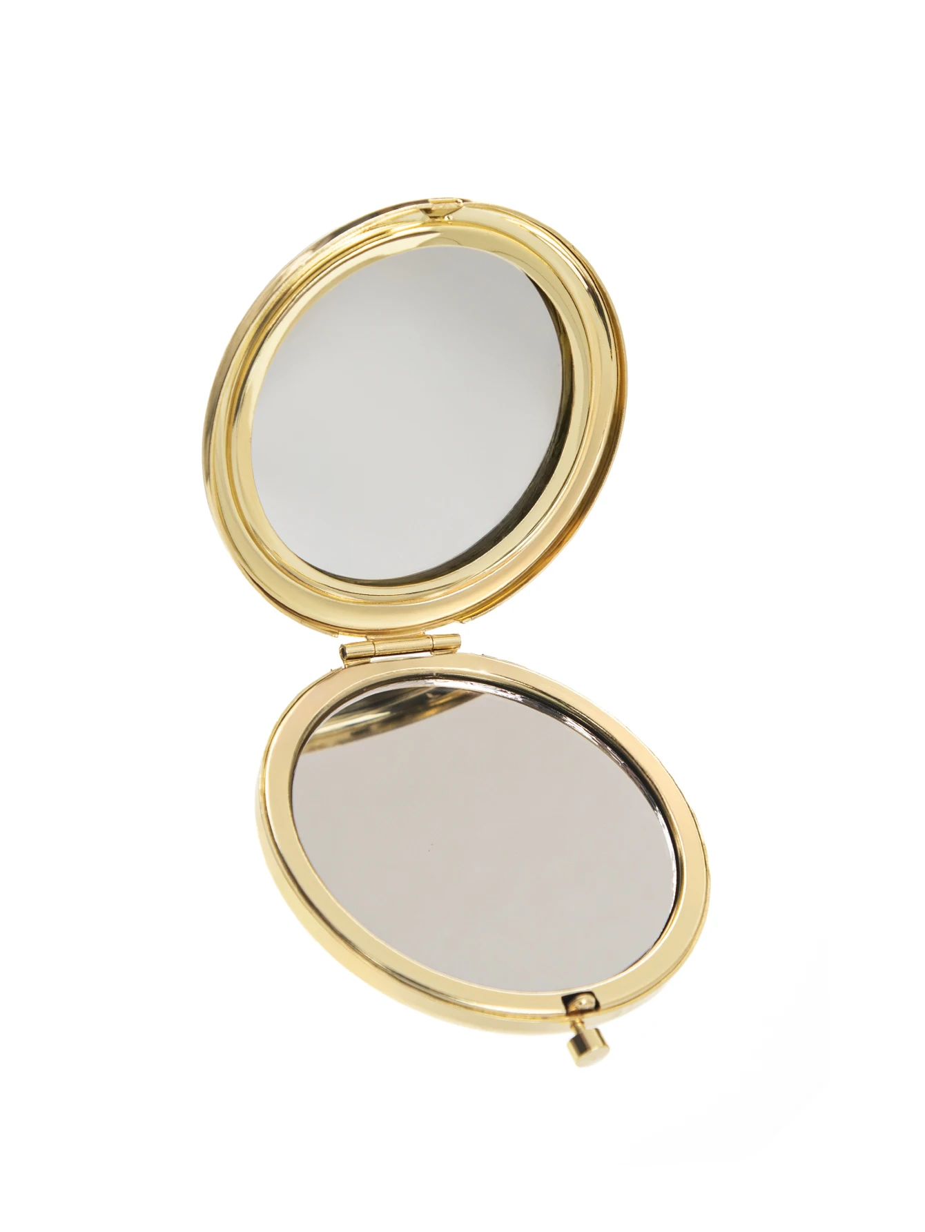 65 mm Round Double Sided Makeup Mirror Portable Compact Handheld Makeup Mirror for Purse/Travel/Cosmetics