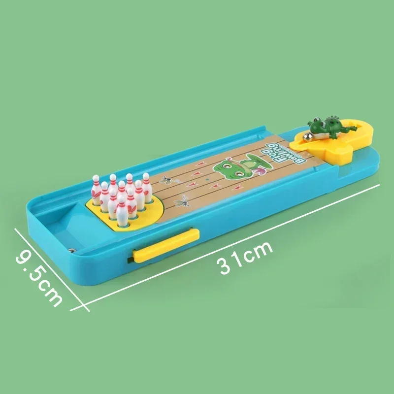 Table Top Mini Bowling Game Set-Tabletop Board Mini Arcade Desktop Tiny Bowling Shooting Alley Office Desk Small Finger Toys