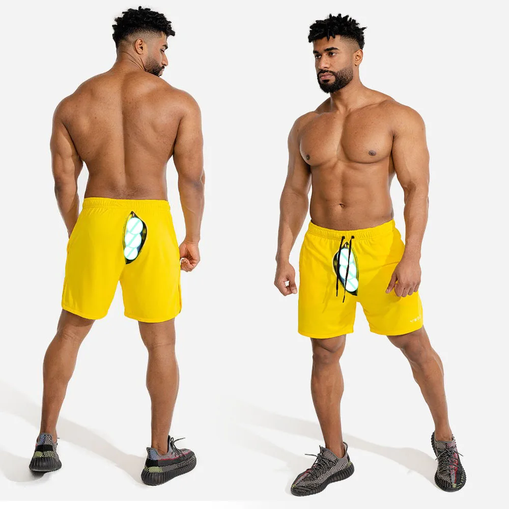 Open Crotch Outdoor Sex Mens Swimsuit Trunks Quick-Dry Swim Shorts Athletic Running Training Workout Fitness Hiking Sweatpants