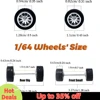 1/64 Wheels with Rubber Detachable tread pattern Tires Refitting Parts for Model car Hot Wheels Matchbox Tomica D:11mm+13mm 1Set 3