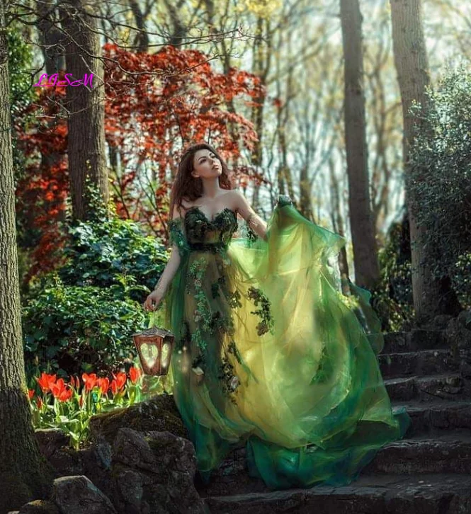 green emerald velvet dress Ginette Maxi Dress Forest Green main image 0