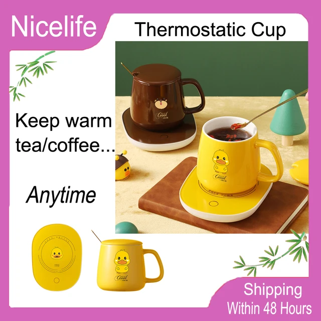 Temperature Coffee Mug Cup Warm Coaster Cup Warmer Heating Pad Mug Heater