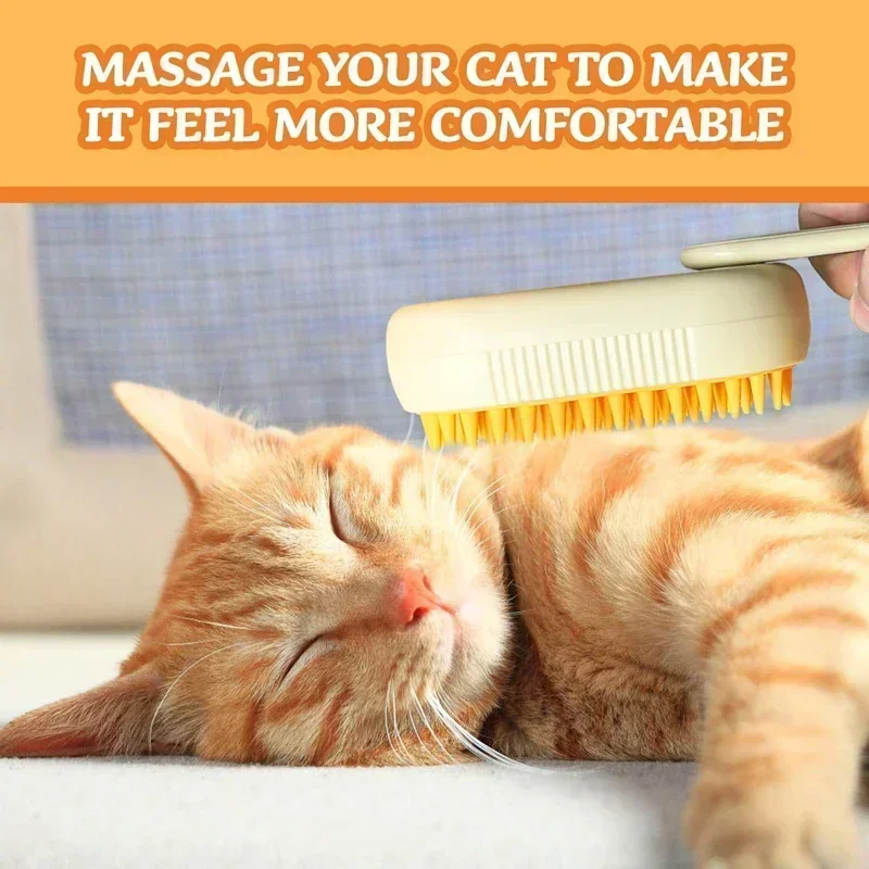 3-in-1 Steam Pet Brush 3