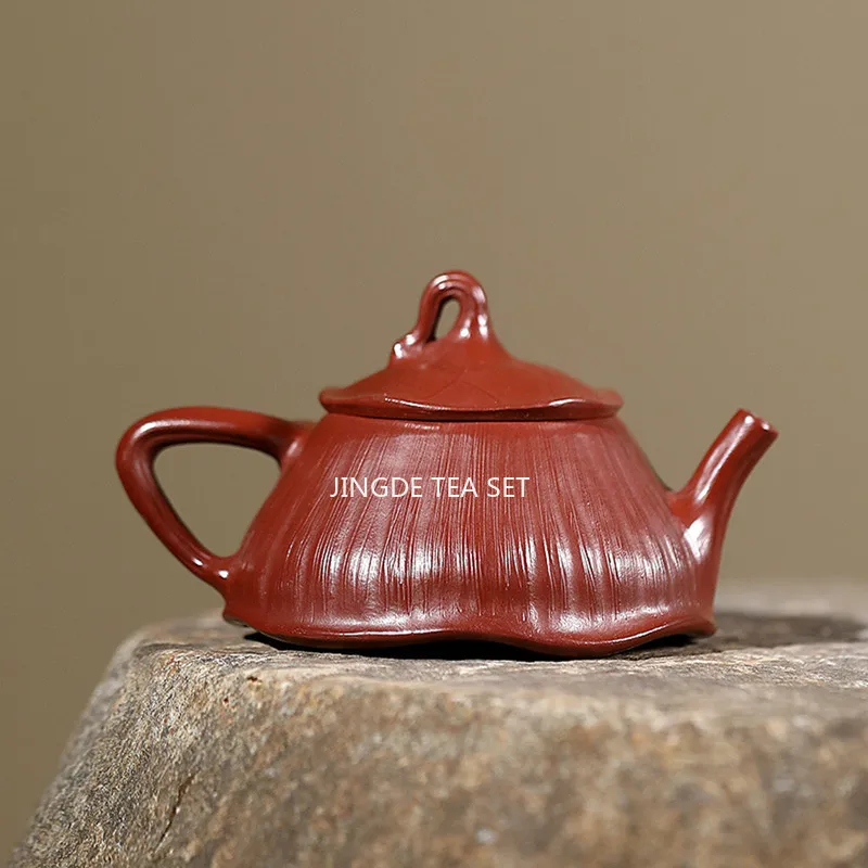 110ml  Ball Hole Yixing Handmade Purple Clay Teapot Small Capacity Tea Pot Beauty Tea Infuser Kettle Raw Ore Zisha  Puer Teapot