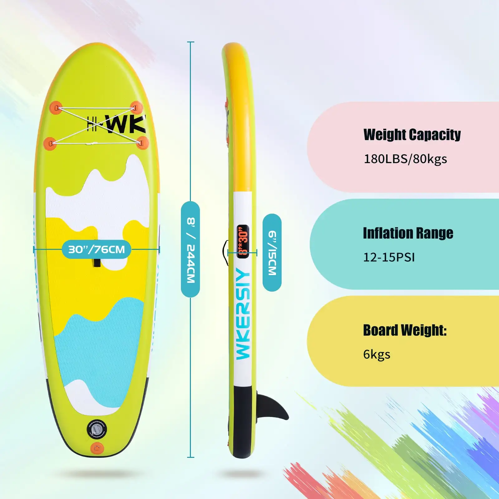 Kids Ultra-Stable Youth Stand-Up Paddle Board 4