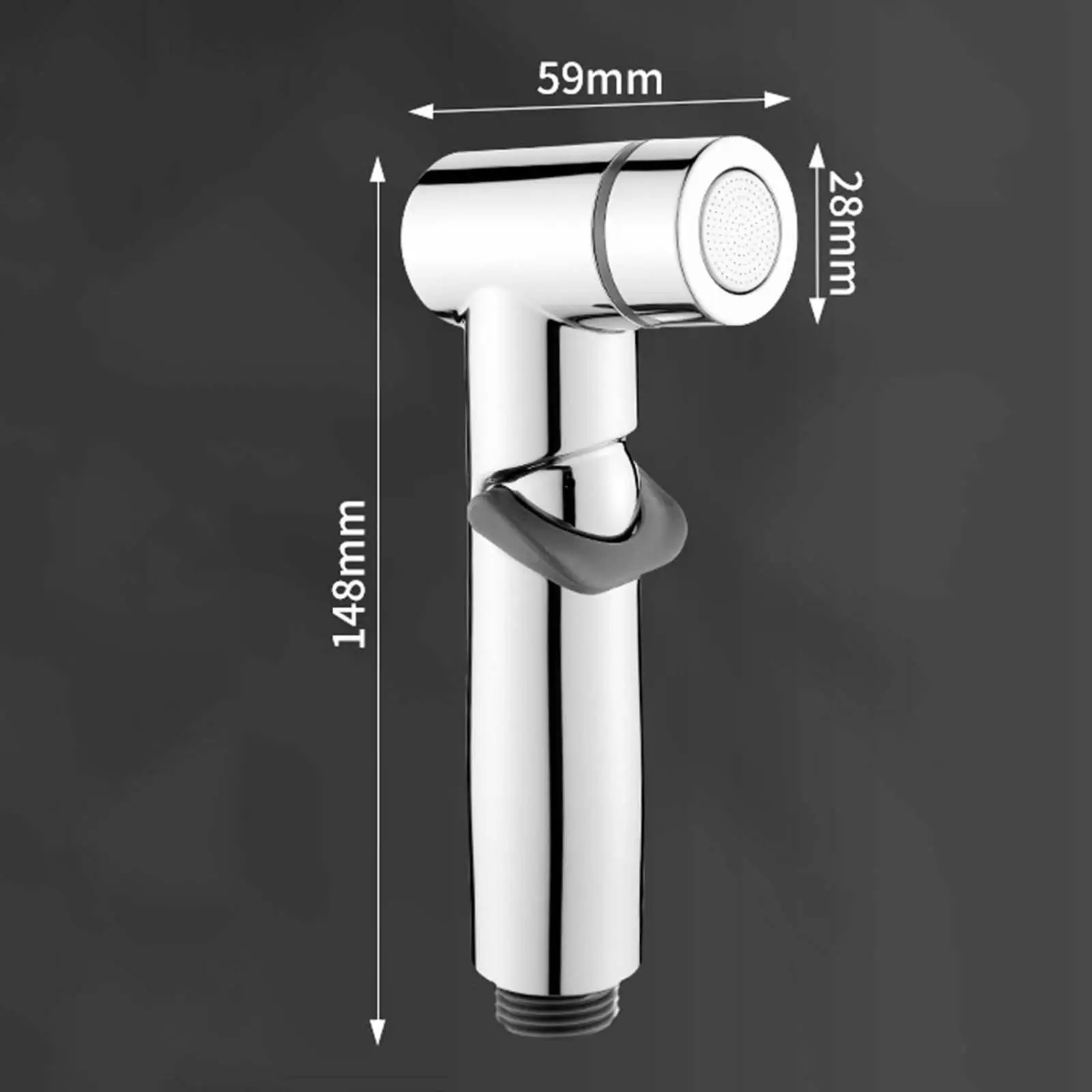 High Pressure Handheld Bidet Sprayer Toilet Water Sprayer Attachment for Bathing Pets Bathroom Kitchen Garden Wash Cloth Diaper 6