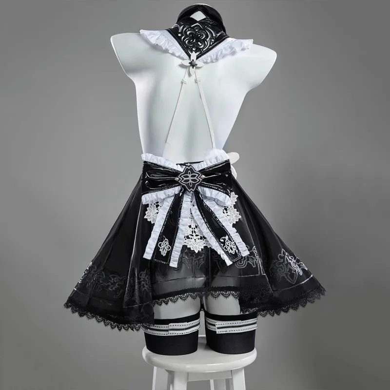 NieR: Automata-Inspired 2B Cosplay Costume with Backless Dress (Unofficial)