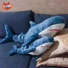 

Cute Shark Doll Soft Plush Toy Blue Shark Appease Toy for Kids Cute Plush Stuffed Animal Sleeping Toys Kawaii Ornament