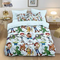 Ensemble de housse de couette pour garçon, 2 pièces, imprimé en 3D, avec fermeture éclair et taies d'oreiller 75*50cm pour adolescents et adultes 5