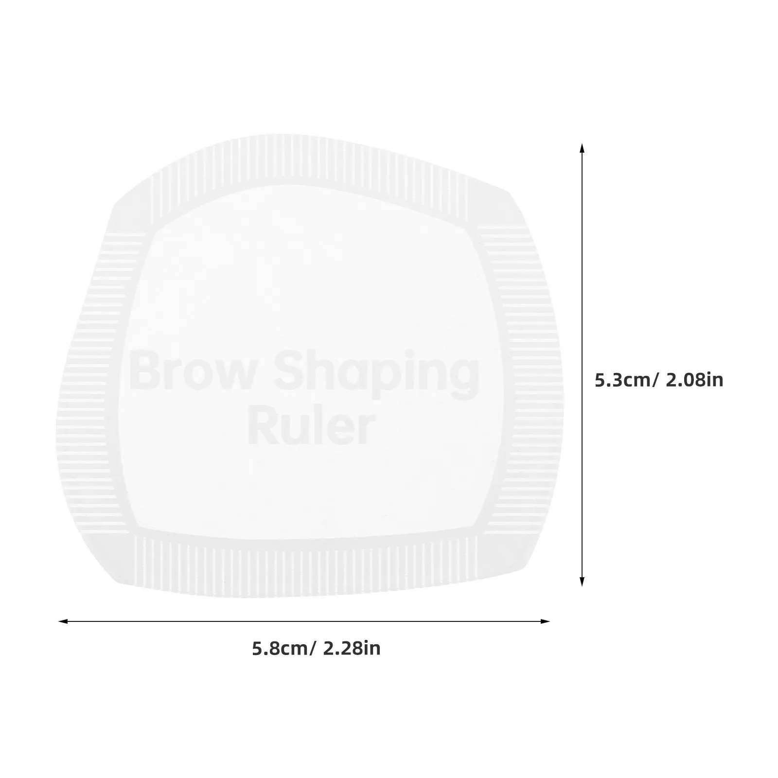 눈썹 맵핑 룰러 플라스틱 쉐이핑 툴 키트 간편 눈썹 그리기 가이드 전문 메이크업 스텐실 빠른 정밀 눈썹