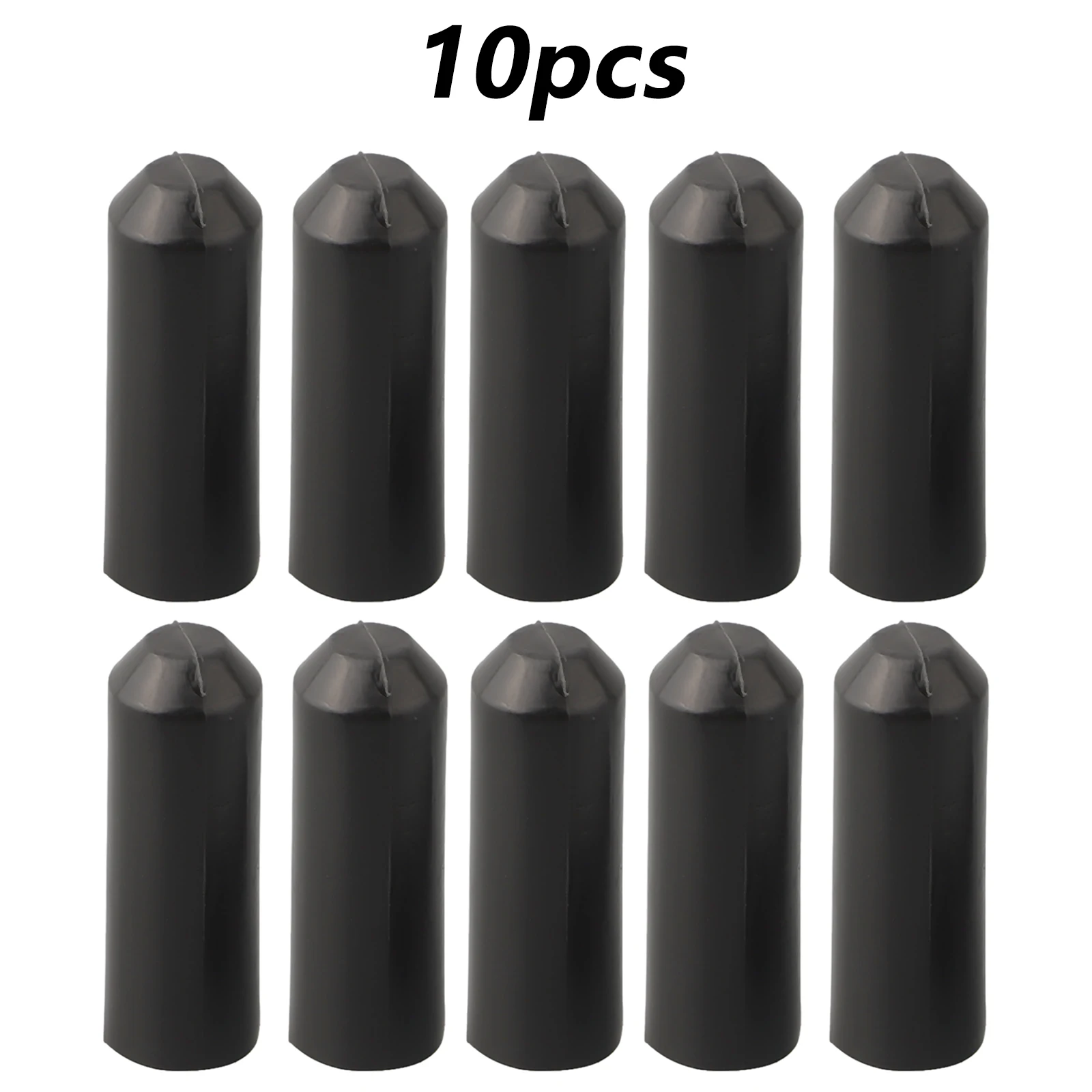 10pcs Warm Shrink End Cap Heat Shrinks Cap Waterproofs Protection For Power Cable End Wire Protect Cover Bottoms Cables Sleeves