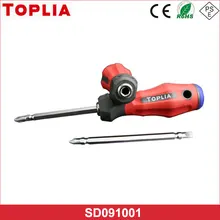 

TOPLIA SD091001 Double-head Dual-purpose Screwdriver One-word Screwdriver Multi-function Phillips Screwdriver With Strong Magnet