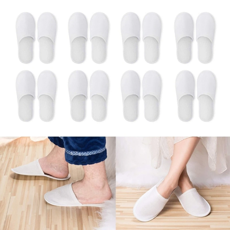 20 Pairs Hotel Guest House Slippers Disposable Slippers Unisex Spa Slipper