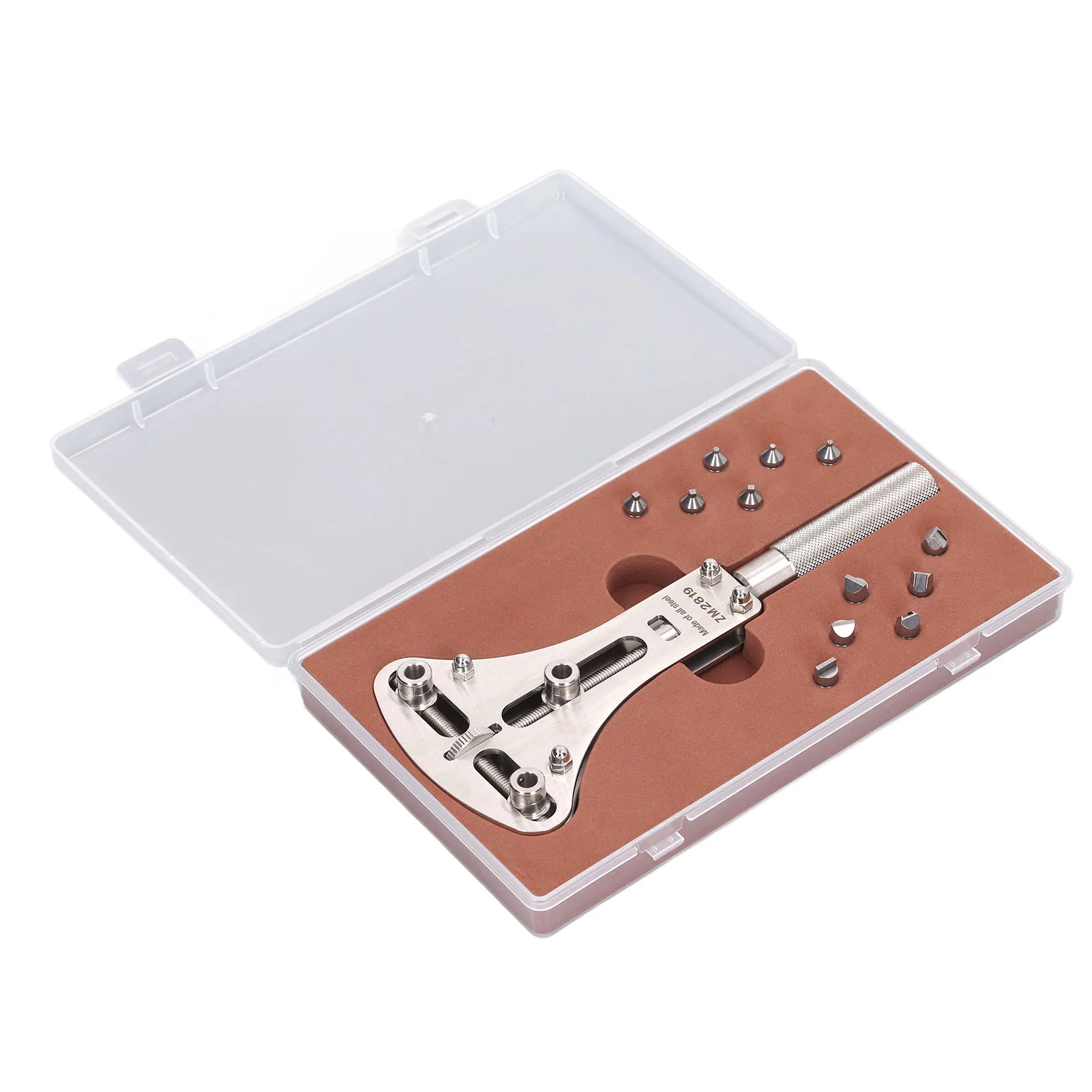 Stainless Steel Watch Case Back Opener and Battery Replacement Tool