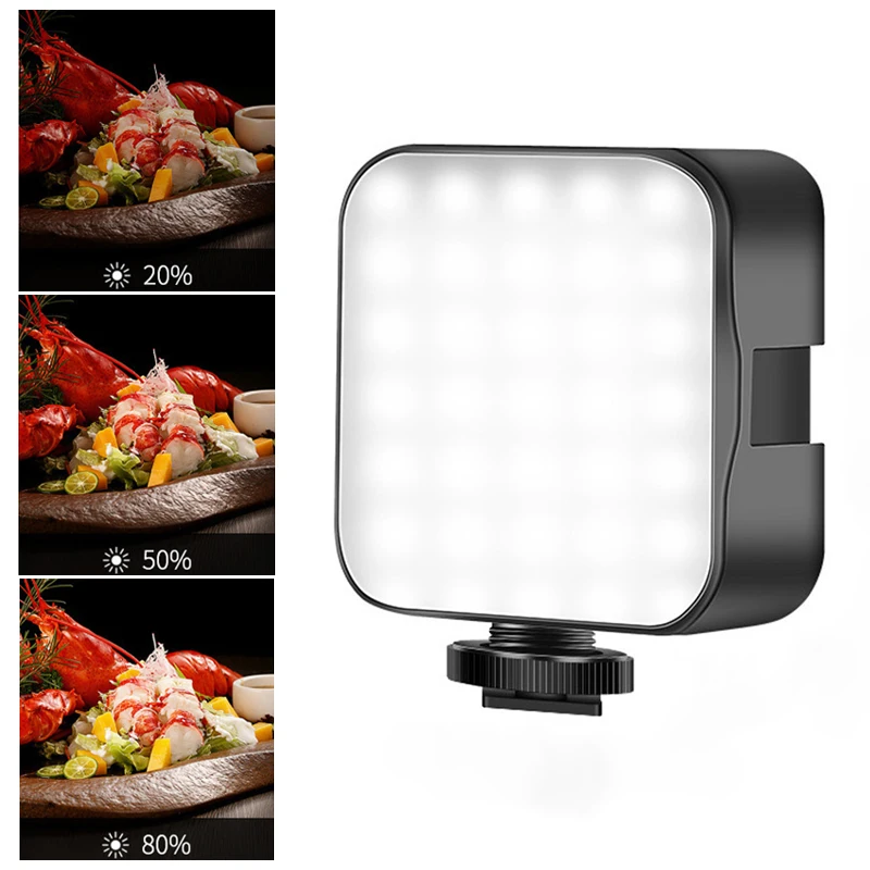 Portable LED Video Light for Photography and Livestreaming