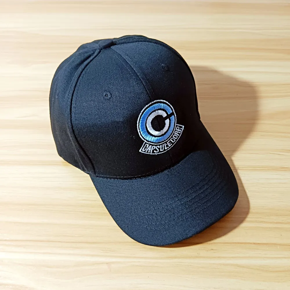 Cappello Trucker Capsule Corp – Anime Flat Bill Snapback – Nero