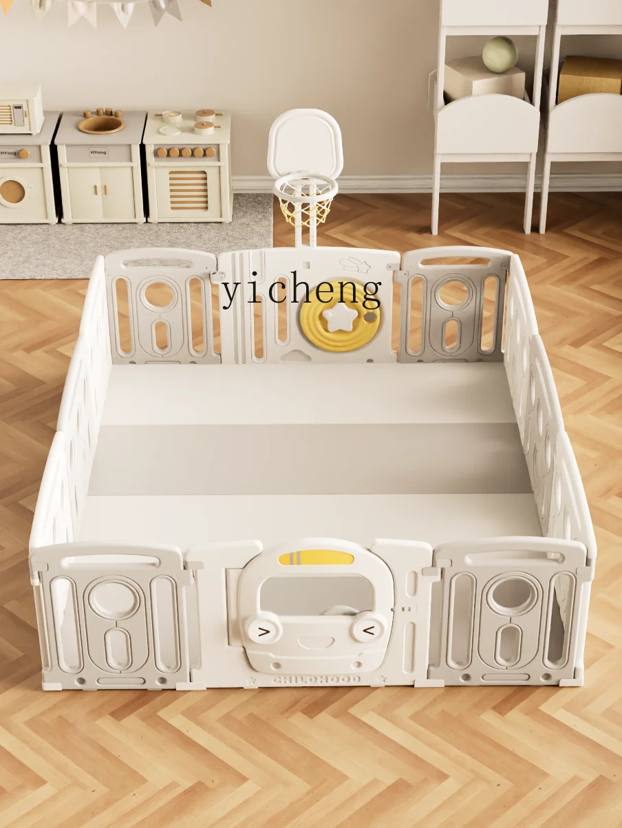 Tqh Baby Playpen Ground Crawling Mat Protective Grating Children Baby Indoor Household Safety