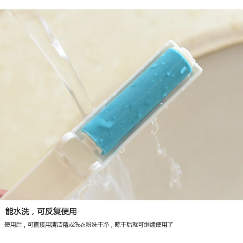 Dust Remover Clothes Fluff Dust Catcher Drum Lint Roller Recycled Foldable Drum Brushes Hair Sticky Washable Portable